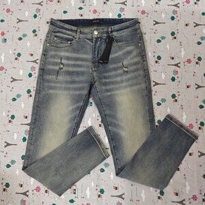 Amiri Logo Blue Jeans